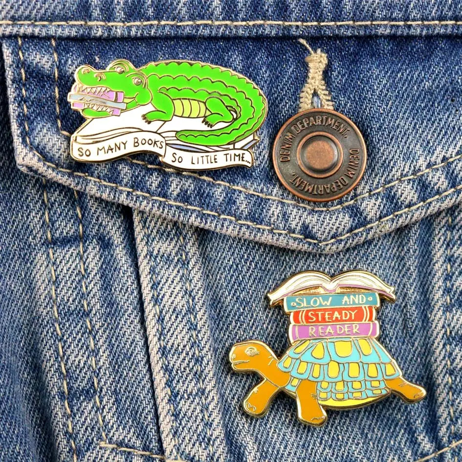 Jubly-Umph Pin - So Many Books on jacket