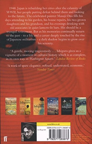 An Artist of the Floating World by Kazuo Ishiguro back cover