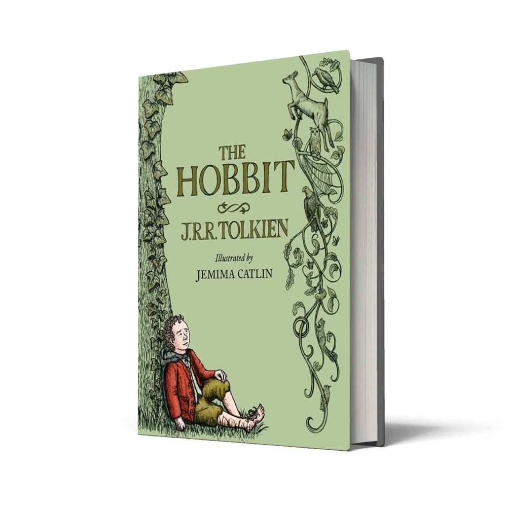 The Hobbit Illustrated Edition - J. R. R. Tolkien (HB) - edges