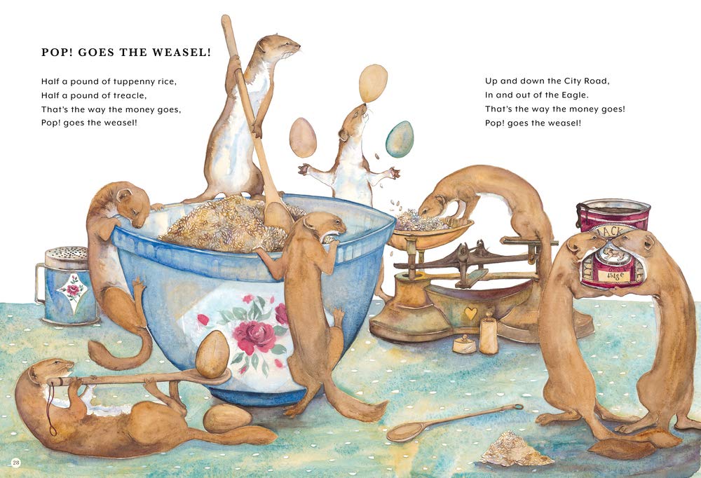 The Jackie Morris Book of Classic Nursery Rhymes (HB) Pop Goes the Weasle