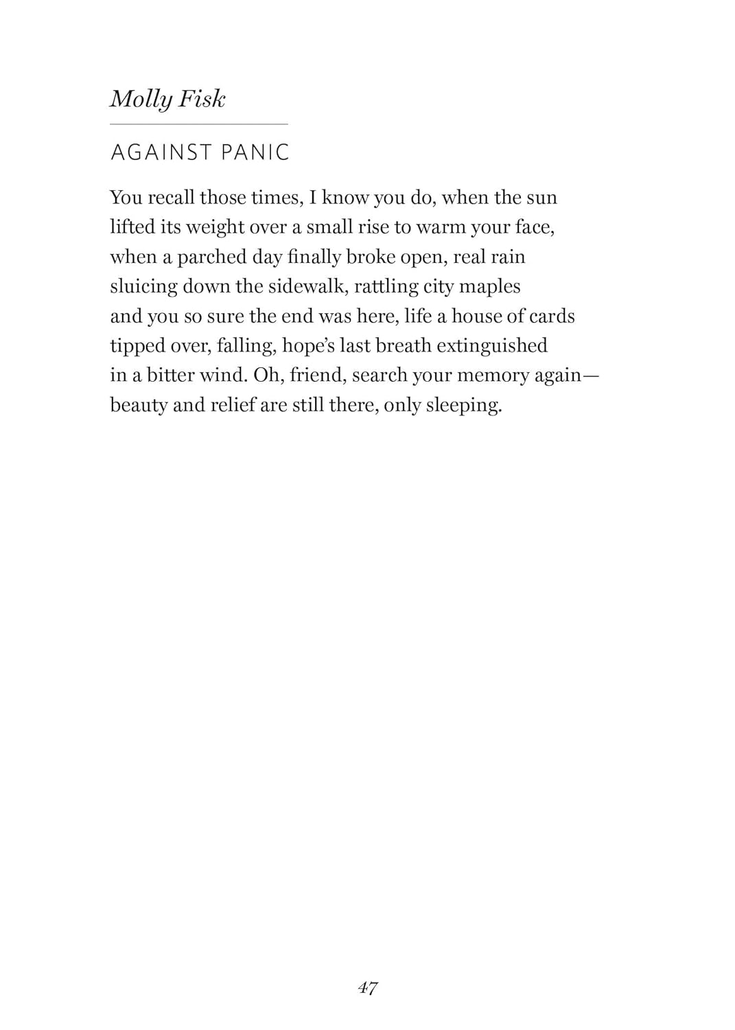 How to Love the World: Poems of Gratitude and Hope - poem 2