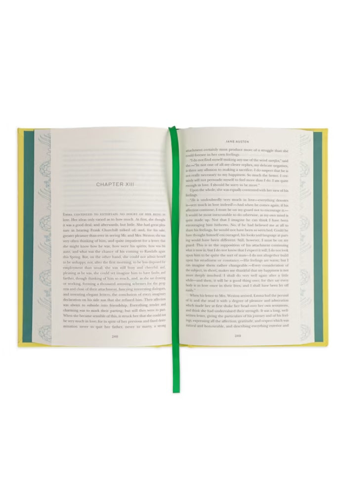 Emma - Signature Clothbound Editions - open book with page keeper