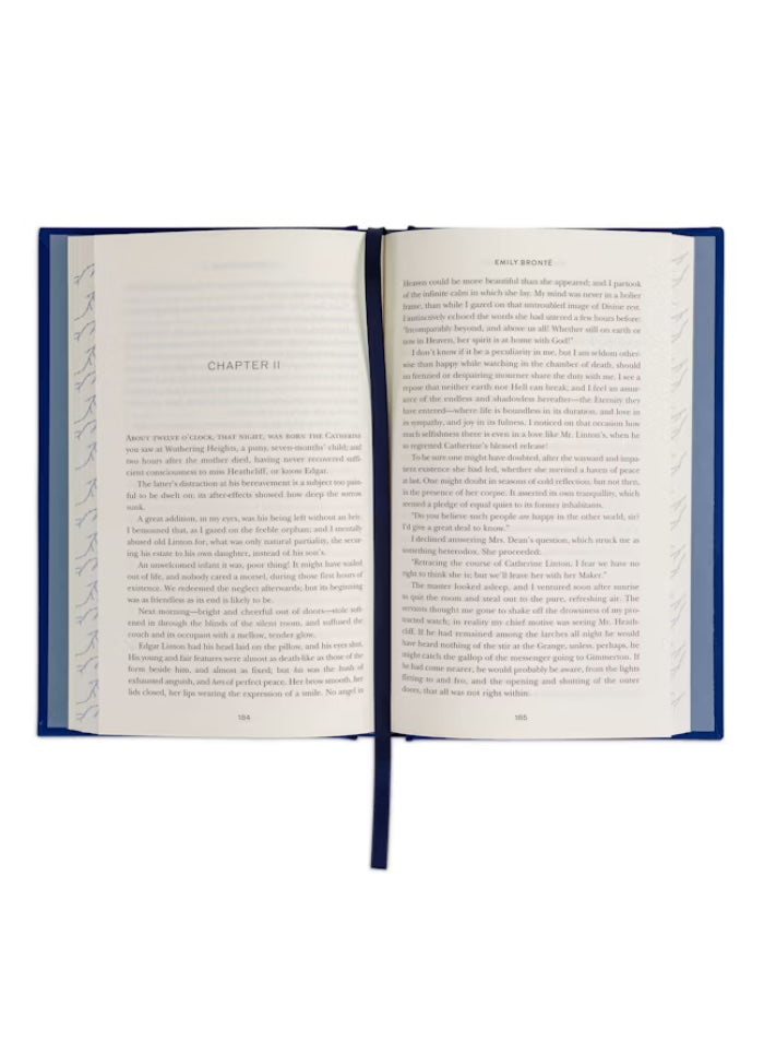 Wuthering Heights - Signature Clothbound Editions open with page keeper
