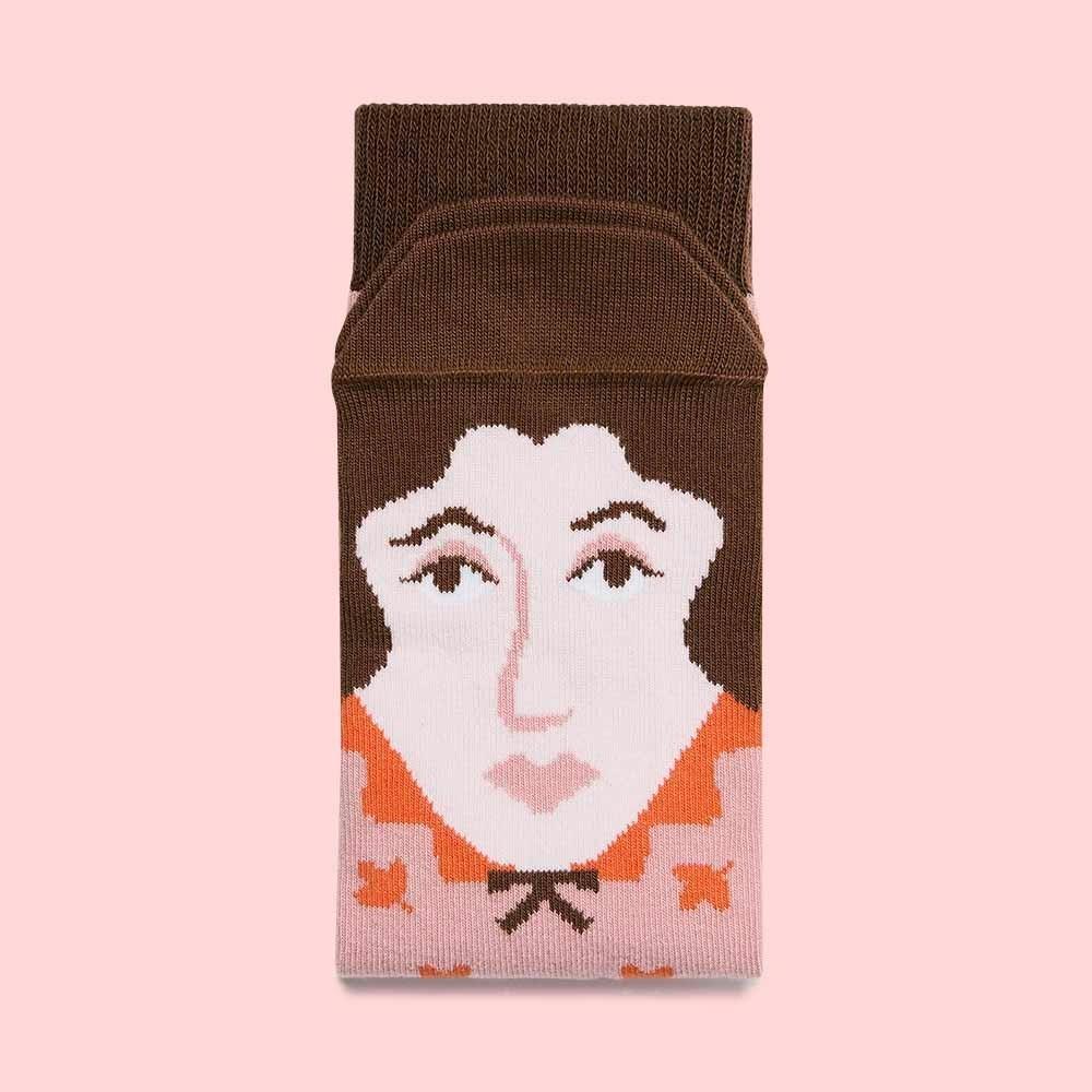 Chatty feet socks - Virginia Wool folded socks