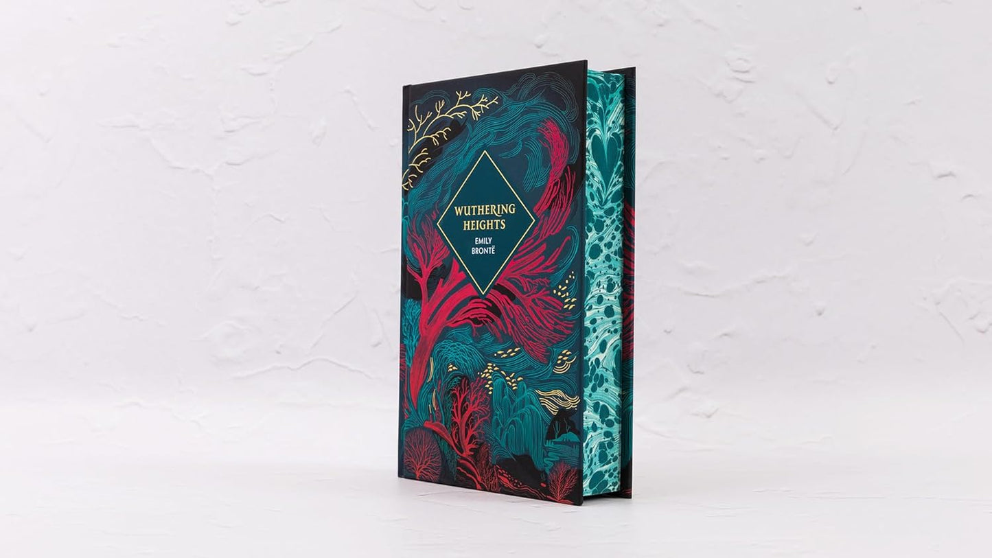 Decorative book with a colorful cover on a white background