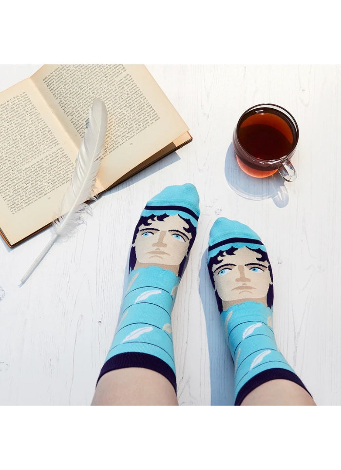 Chatty feet socks - Jane Austoe in feet