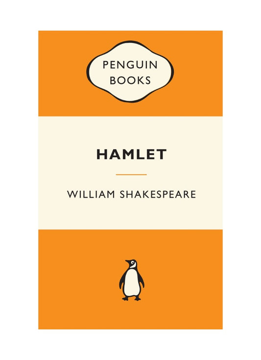 Book cover of 'Hamlet' by William Shakespeare with Penguin Books logo