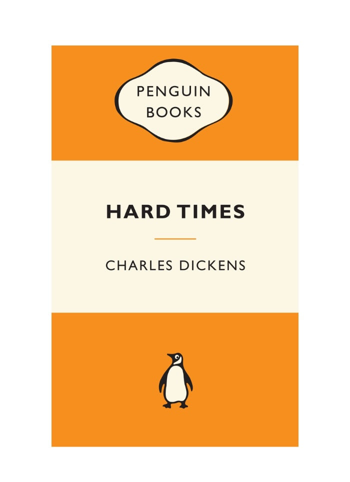 Book cover of 'Hard Times' by Charles Dickens with Penguin Books logo.