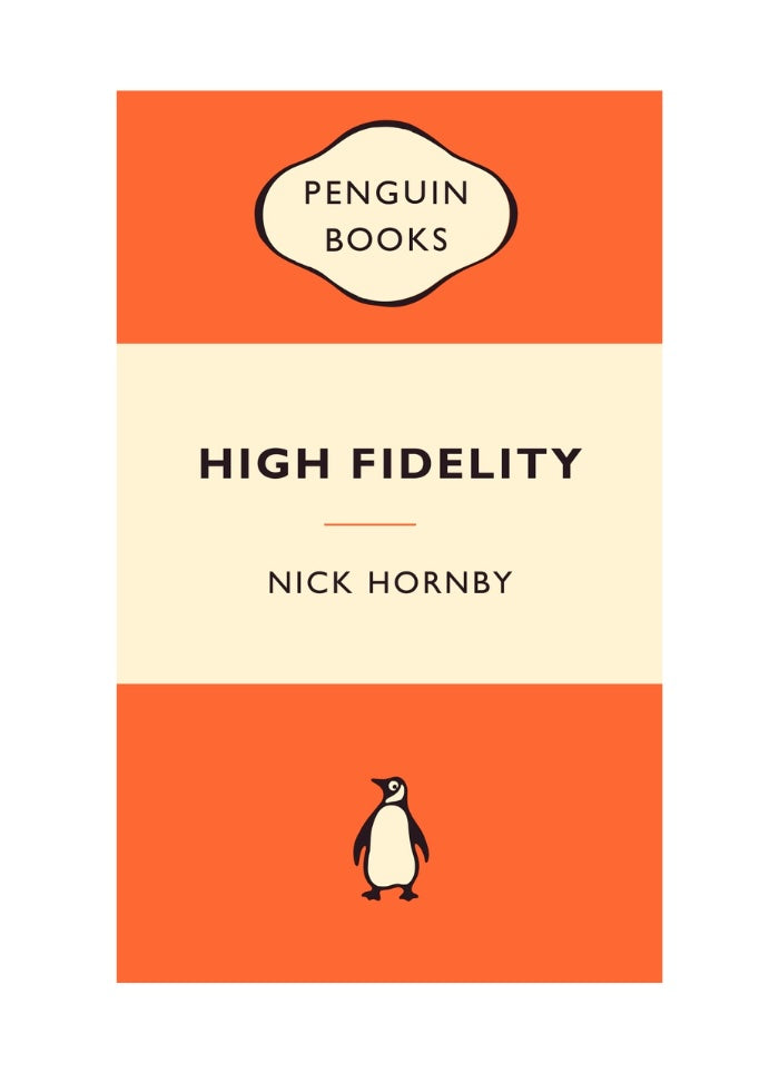 Book cover of 'High Fidelity' by Nick Hornby with Penguin Books logo