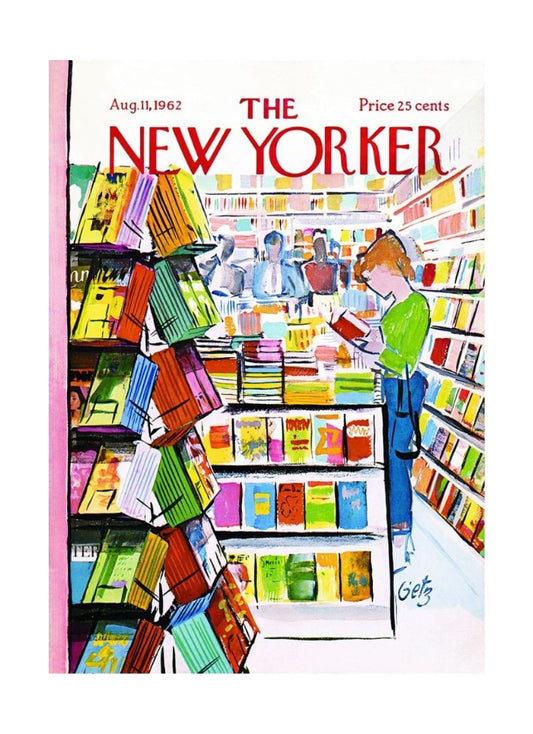 The New Yorker Card  Bookstore Browsing