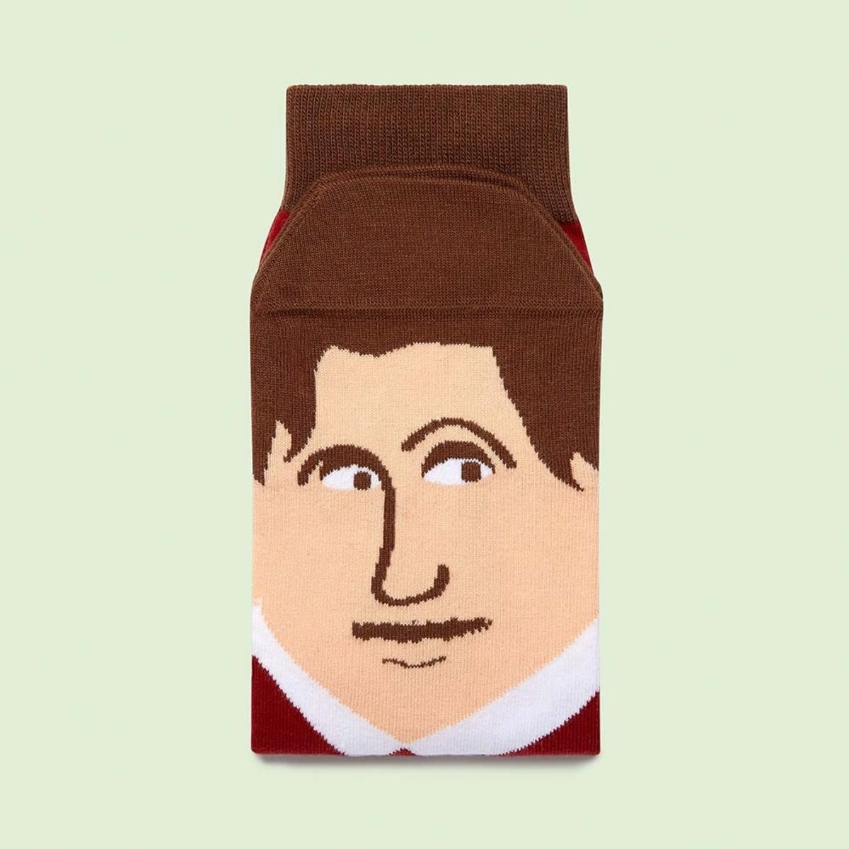 Chatty feet socks - George Toewell folded